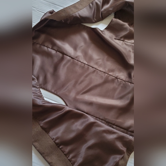 Men's chocolate brown vest approximate size L-XL - Picture 5 of 6